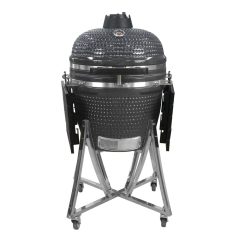   LANDMANN KAMADO GRILL FASZENES 56CM 22″ SZÜRKE + Ajándék Grillbrikett