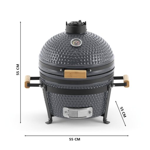 LANDMANN KAMADO GRILL FASZENES 40CM 16″ SZÜRKE 