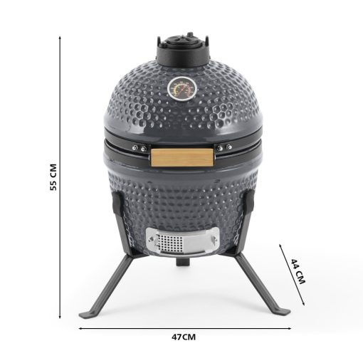 LANDMANN KAMADO GRILL FASZENES 32CM 12,6″ SZÜRKE 