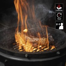 LANDMANN KAMADO GRILL FASZENES 32CM 12,6″ SZÜRKE 