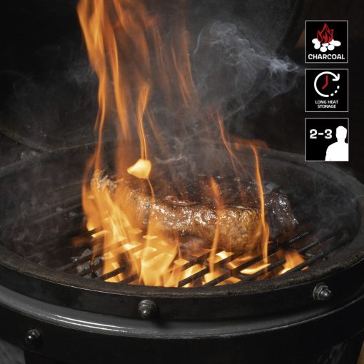 LANDMANN KAMADO GRILL FASZENES 32CM 12,6″ SZÜRKE 