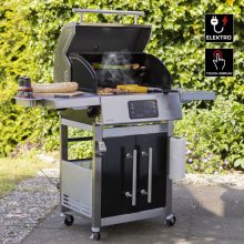 Elektromos grillkocsi EG-II-590 +ajándék prémium időjárásálló ponyvával