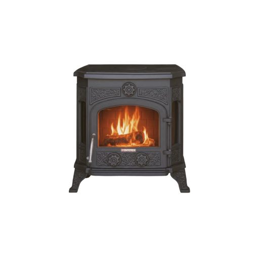 WENTOREX Matterhorn WS-D 8 öntöttvas fatüzelésű kályha (8 kW / matt fekete)