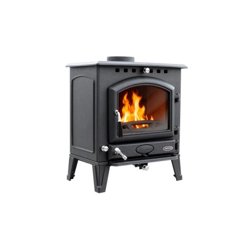 WENTOREX Novara WS-D öntöttvas fatüzelésű kályha (8 kW / matt fekete)
