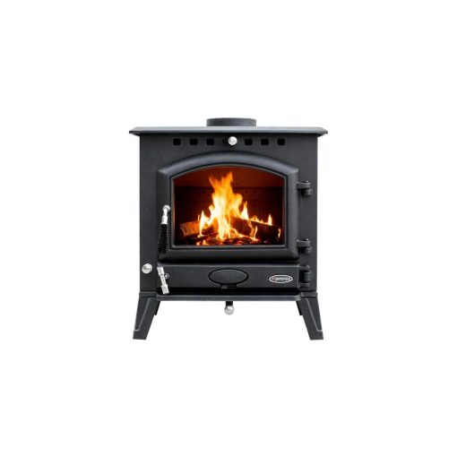 WENTOREX Novara WS-D öntöttvas fatüzelésű kályha (8 kW / matt fekete)