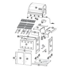 Triton PTS 3.1 (sötét szürke) grafit gázgrill