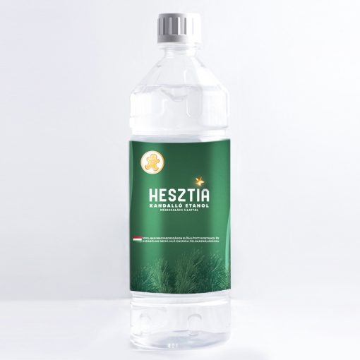 HESZTIA Bioetanol 1,0 L Mézeskalács - 8db - Ajándék színes gyújtópálcával