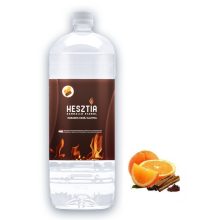 HESZTIA Bioetanol 1,0 L 4db Narancs-fahéj + 4db Havas kasmír - Ajándék színes gyújtópálcával 
