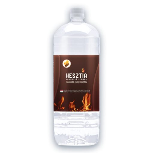 HESZTIA Bioetanol 1,9 L Narancs-Fahéj - 6db - Ajándék színes gyújtópálcával 