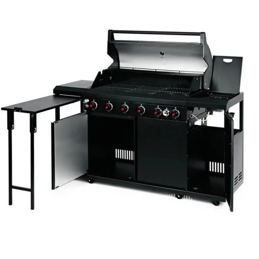 Landmann Gázgrill 6.1 Gázgrill-kocsi / Grillező Maxx-Zone-nal Fekete 