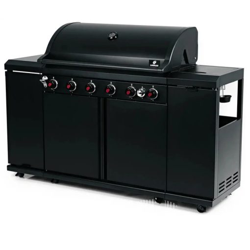 Landmann Gázgrill 6.1 Gázgrill-kocsi / Grillező Maxx-Zone-nal Fekete 