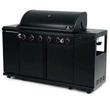 Landmann Gázgrill 6.1 Gázgrill-kocsi / Grillező Maxx-Zone-nal Fekete 