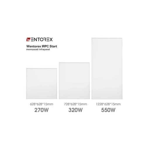 WENTOREX IRPC Start 270 mennyezeti infrapanel (270 Watt)