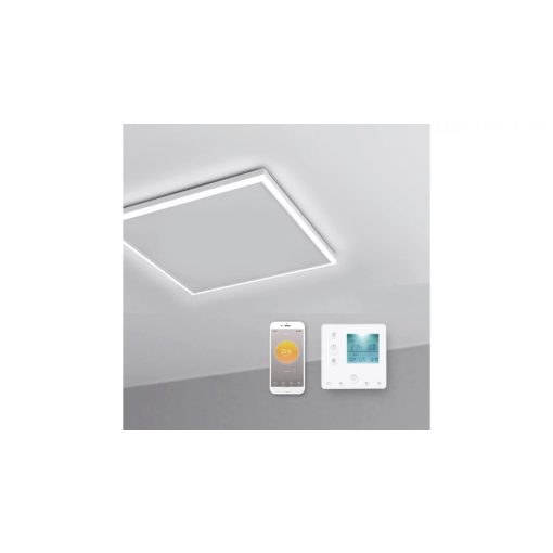 WENTOREX IRPC Top 400 WiFi mennyezeti infrapanel LED világítással, fali termosztáttal (370/30 Watt)