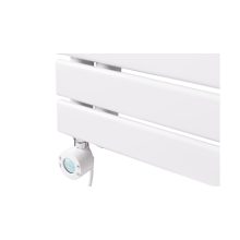 WENTOREX Asymmetric Electric 400 Watt elektromos törölközőszárító radiátor (fehér - 500 mm)