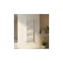 WENTOREX Arcos Central 400/1200 vízteres, ívelt törölközőszárító radiátor (fehér - 400 mm)