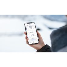 Adax Neo WiFi “L” elektromos fűtőpanel- 1200W gyöngyfekete