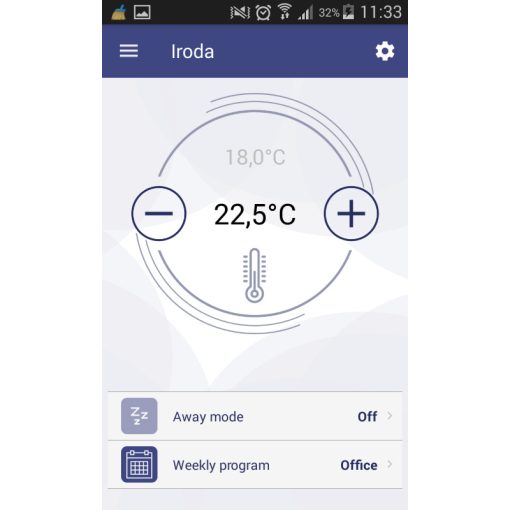Adax Neo WiFi “L” elektromos fűtőpanel- 1200W gyöngyfekete