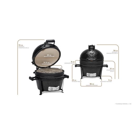 KÖLER KAMADO KERÁMIA FASZENES GRILL EG16