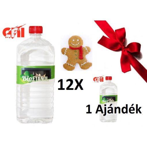 CNI Bioetanol 1,0 L WA Mézeskalács - 11db + 1 Flakon Ajándék