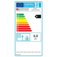 La Nordica ASIA BII fatüzelésű kályha (6 kW)