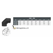 FIX KÖNYÖK TISZTÍTÓ NYÍLÁSSAL 130MM 90° 