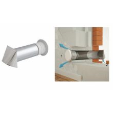 LÉGBEVEZETŐ VISSZACSAPÓ SZELEPPEL 110MM SAVÁLLÓ SZELLŐZŐVEL