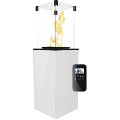 PATIO MINI TERASZMELEGÍTŐ TÁVIRÁNYÍTÓVAL FEHÉR