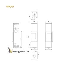 KRATKI REN L KANDALLÓKÁLYHA BALOS 