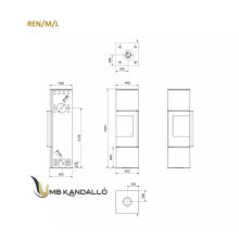 KRATKI REN M KANDALLÓKÁLYHA BALOS 