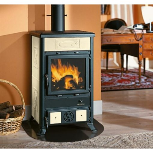 La Nordica ROSSELLA R1 .16 CERAMICA fatüzelésű kályha (9 kW / krém) 